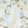 Floral Lace Bow Hair Barrette - A New Day™ Purple: Botanical Pattern, Recycled Polyester, Hair Styling - 2 of 2