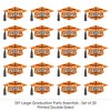 Big Dot of Happiness Grad Basketball - Grad Cap Decorations DIY 2025 Graduation Large Party Essentials - Set of 20 - 4 of 4