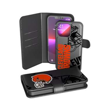 Keyscaper Cleveland Browns Monocolor Tilt Wallet Phone Case