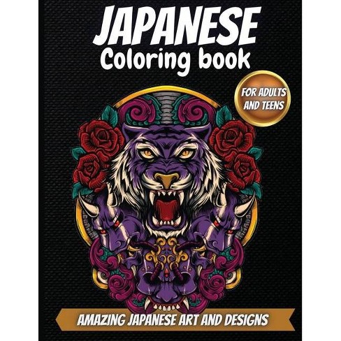 Japanese Coloring Book By Elena Sharp Paperback Target