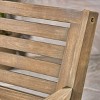 GDFStudio Baia Outdoor Acacia Wood 3 Piece Bistro Set with Cushion - 4 of 4
