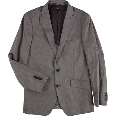 Perry Ellis Mens Solid Two Button Blazer Jacket