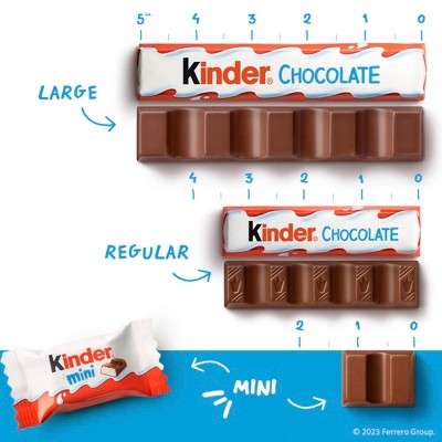 Kinder Chocolate Mini Candy - 60ct