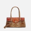 MKF Collection Liviana Women’s Shoulder Bag Croc-Embossed Chic and Versatile Timeless Handbag by Mia K - 2 of 4