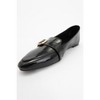 Zarina - Black Patent Pointed Toe Flats (Women) | Forever & Always Shoes - 4 of 4