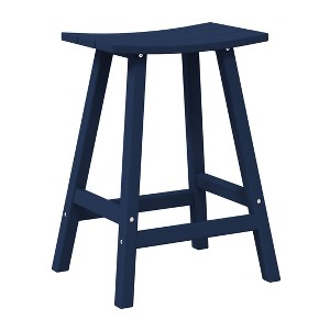 WestinTrends Outdoor Patio Adirondack Counter Height Stool Chair - 1 of 4