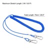Unique Bargains Heavy Spring Safety Extension Cord Retractable Fishing Coiled Lanyard 1 Pc - 2 of 4