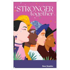 Trends International Boss Beauties - Stronger Together Framed Wall Poster Prints - 1 of 4