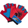 Spider-Man Kids' Bike Pad and Glove Set - Blue/Red - 4 of 4