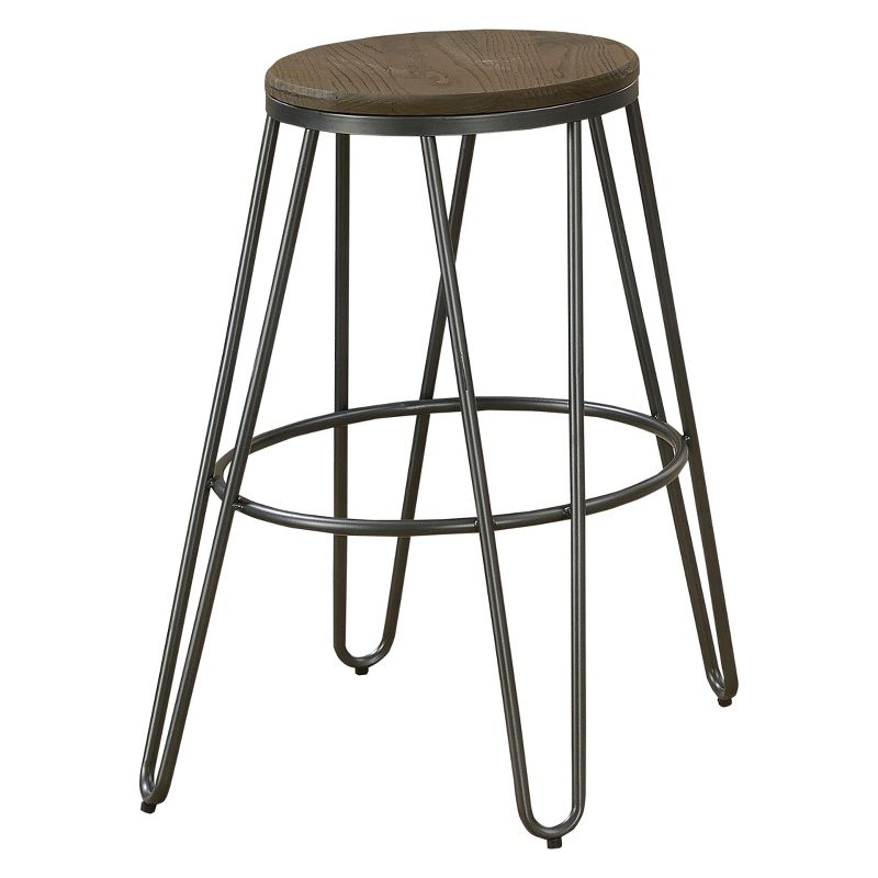 Set of 2 Puckard Contemporary Counter Height Barstools - HOMES: Inside + Out, 1 of 5