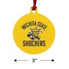 Wichita State Shocker Aluminum Holiday Christmas Tree Ornament - 3 of 4
