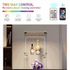 Syemin Decorative Storage Cabinets 4 Shelves Glass Display Cabinet, Display Storage Cabinet, Floor Standing Display Cage, White, 15.67"*13.58"*65.87" - 4 of 4