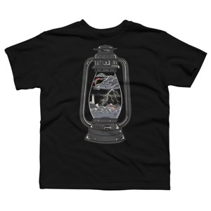 Boy's Design By Humans A Storm Is Brewing In The Lantern By NDTank T-Shirt - 1 of 2