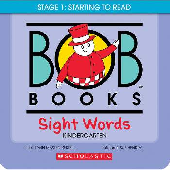 Bob Books - Sight Words Kindergarten Box Set Phonics, Ages 4 and Up, Kindergarten, Flashcards (Stage 2: Emerging Reader) - by  Lynn Maslen Kertell
