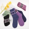 Unique Bargains Women's Comfortable Thick Winter Warm Socks Assorted Color 5 Pair - 2 of 4