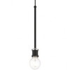 Livex Lighting Lansdale 1 - Light Pendant in  Black/Brushed Nickel - 2 of 3