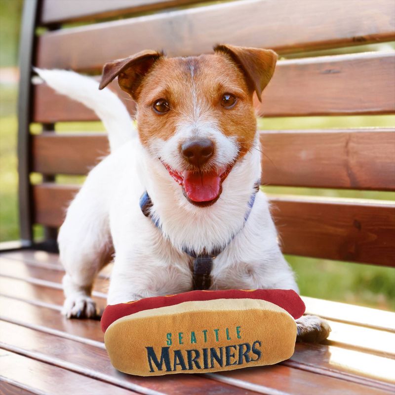 MLB Seattle Mariners Hot Dog Pets Toy, 4 of 5