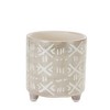 Melrose Footed Stone Planter (Set of 2) - 3 of 4