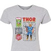 Women's - Marvel - Thor Action Figure Fitted Graphic T-Shirt - 2 of 3