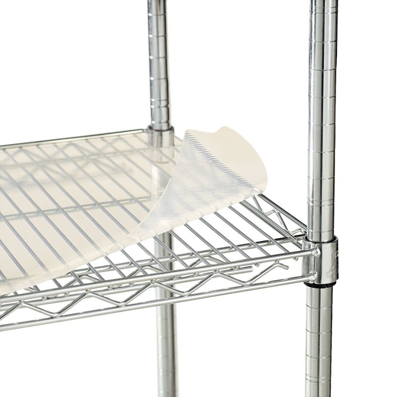 Alera Shelf Liners For Wire Shelving Clear Plastic 48w x 24d 4/Pack SW59SL4824, 2 of 7
