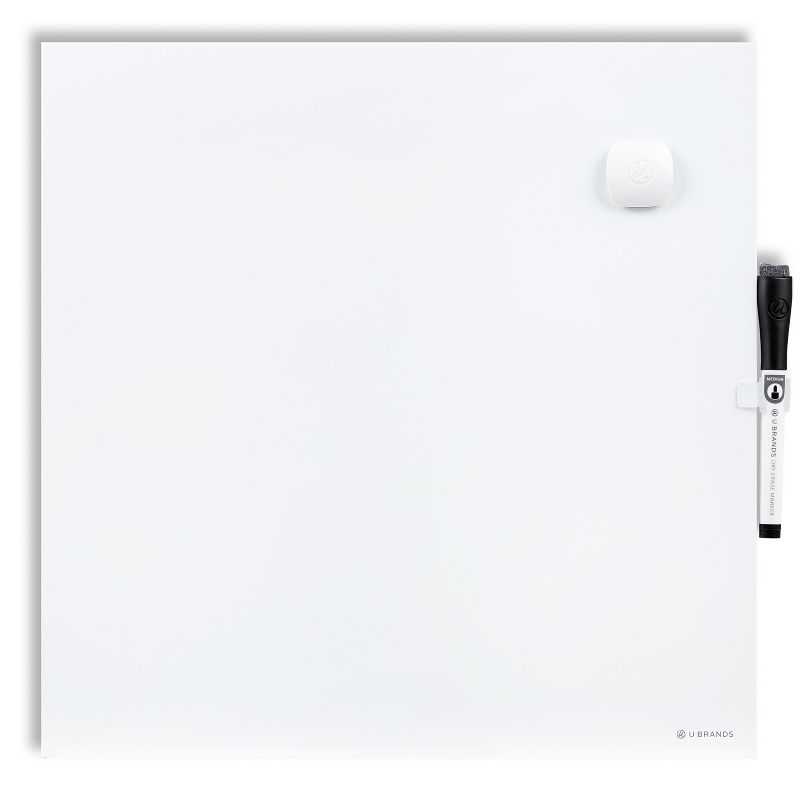 U Brands 14&#34; Square Tile Magnetic Dry Erase Board, 1 of 9