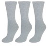 CTM Women's Diabetic Crew Socks (3 Pair Pack) - 4 of 4