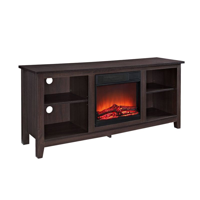 Ackerman Modern Transitional Fireplace TV Stand for TVs up to 65" - Saracina Home, 3 of 9