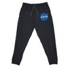 NASA Official Meatball Logo Unisex Jogger Sweatpants with Pockets for Men and Women Black - 4 of 4