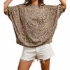 Women's Lucy Leopard Top - BiBi - 2 of 3