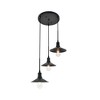 Elegant Lighting Etude 3 light black Pendant - 4 of 4