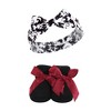 Hudson Baby Infant Girls Headband and Socks Giftset, Red Sequin, One Size - 3 of 4