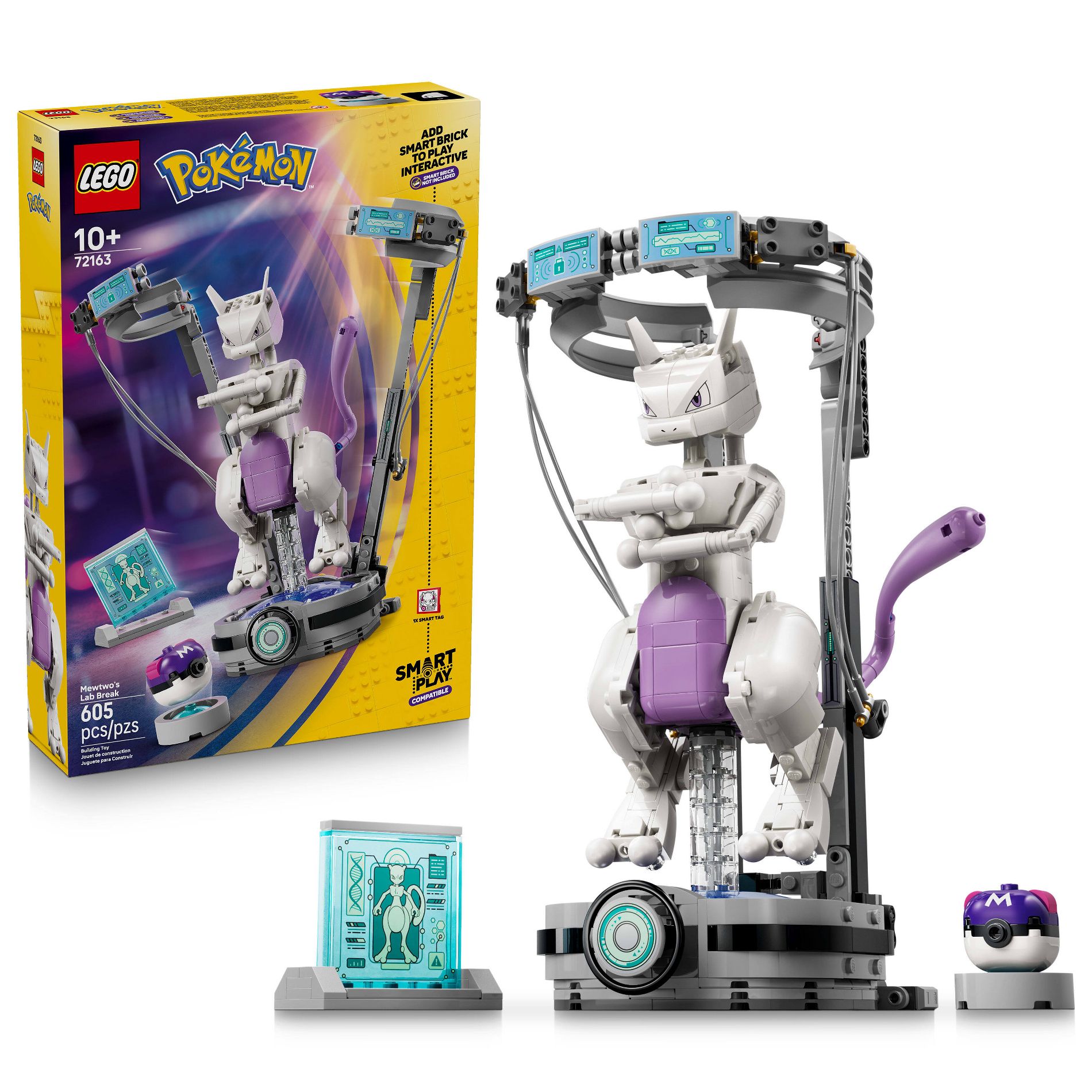 LEGO Pokémon SMART Play: Mewtwo’s Lab Break 72163