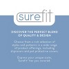 Duck Ottoman Slipcover Natural - Sure Fit: Cotton, Stretch Fit, Machine Washable, Indoor Use - 4 of 4