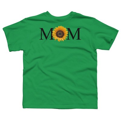 Boy's Design By Humans Mother's Day Sunflower Mom By FridayFusion T-Shirt