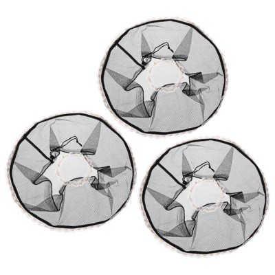 Unique Bargains Decor Washable Dustproof Soft Mesh Electric Fan Dust Cover 3 Pcs