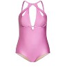 Women's Plus Size Cancun Underwire Shine 1 Piece - orchid | CITY CHIC - 3 of 4