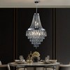 DAKAFUL K9 Crystal Chandelier, Adjustable Height E12Base Crystal Pendant Light for Living Room,Bedroom,Kitchen,Entryway - 3 of 4