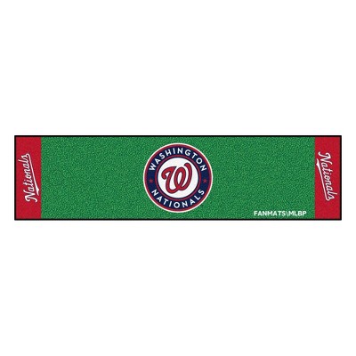 MLB Washington Nationals 1.5'x6' Putting Mat - Green