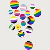 Adult Design By Humans Rainbow LBGTQIA+ Pride Badges By Roadhouse T-Shirt - 2 of 2