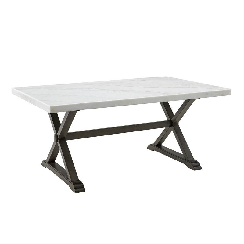 Landon Marble Dining Table White - Picket House Furnishings, 3 of 11