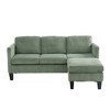 LIVAREEmlen L-Shaped Sofa with Padded Velve: Multi-functional Design, Modern Luxury Appearance - Ideal for Living Rooms, Apartments - 2 of 4