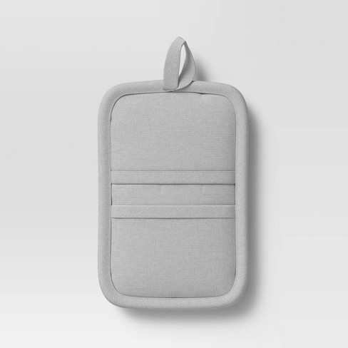 at Home Silicone Pot Holder, Grey