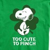 Men's - Peanuts - Too Cute To Pinch Short Sleeve Graphic T-Shirt - 2 of 4