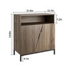 Home Accent Cabinet with Adjustable Shelf, Free Standing Cabinets - 2 of 4