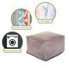 Majestic Home Goods,Ottoman Pouf Faux Suede - 2 of 4