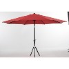 DOMETOUR Outdoor Patio Umbrella with Push Button Tilt and Crank Outdoor Umbrella 8 Sturdy Ribs UV Protection Waterproof for Garden Backyard - 2 of 4
