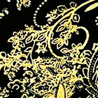 metallic black / gold