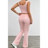 I am a Fashion Junky Two Pieces Square Neck Ruched Sleeveless Sets - 4 of 4
