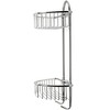 ALFI AB9534 Polished Chrome Wall Mounted Double Basket Shower Shelf Bathroom Accessory - 2 of 4