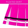 Disney Minnie Mouse Toddler Girls Cheerleader Dress and Bow Outfit Set Hot Pink Minnie Mouse 2T - 4 of 4